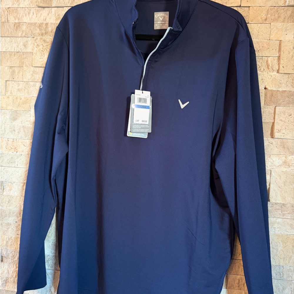 Callaway Men's Dark Blue Long Sleeve Pullover